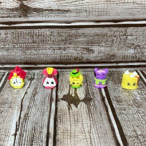 Lot of 5 SHOPKINS Figures Toys No Duplicates German Jet Set
